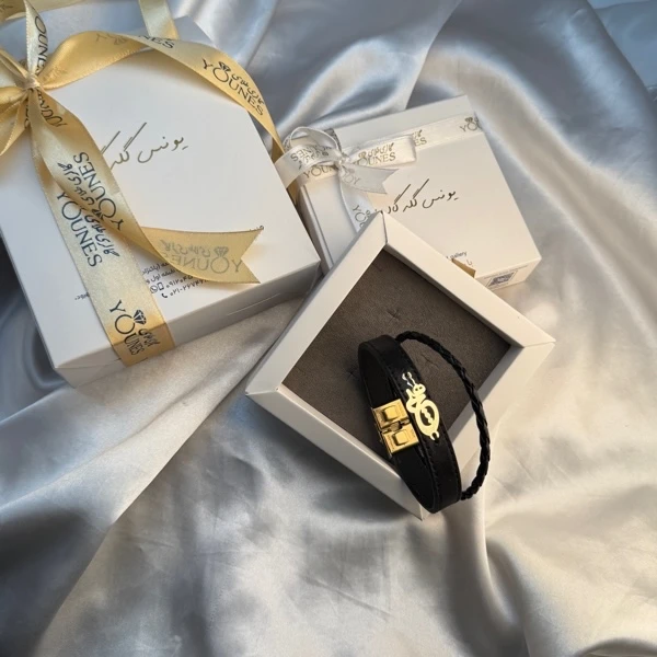 دستبند طلا هیچ چرمی